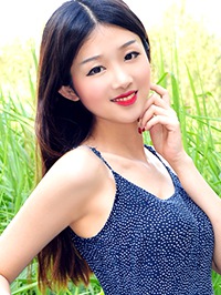 Asian woman Wanqing from Huludao, China
